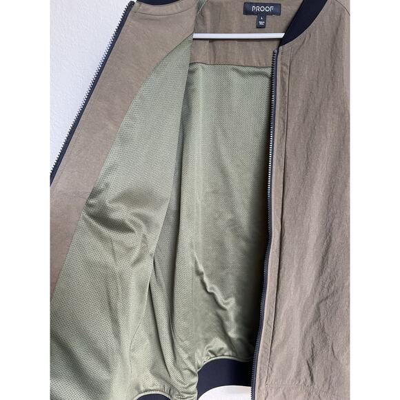 Huckberry Proof Duffel Bomber in Olive Men’s Size Large - Picture 4 of 6